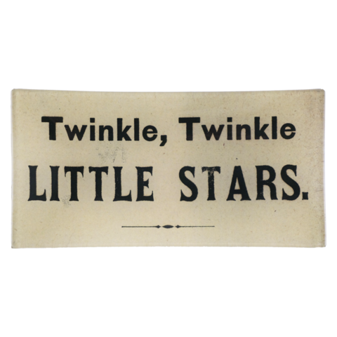 Twinkle Twinkle Little Star Rectangular Tray 4 x 9