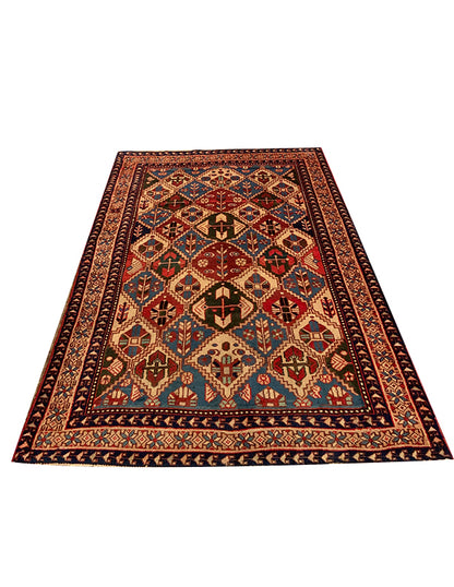HANDMADE PERSIAN RUG 4'4" x 6'7"