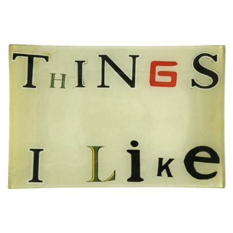 John Derian Company | Things I Like Tray 6 x 9" Tray
