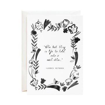 Audrey's Advice - Greeting Card