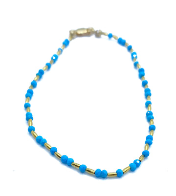 Debbie Fisher | Turquoise and Gold Vermeil Bracelet