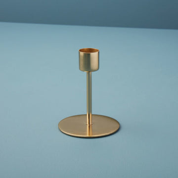Gold Taper Candle Holder, medium