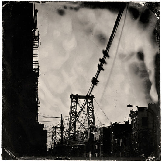 Birds on a Wire, Williamsburg Bridge 2016 by Justin Borucki