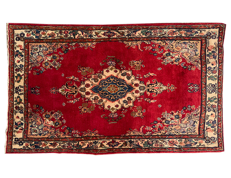Vintage Persian Rug 3'7