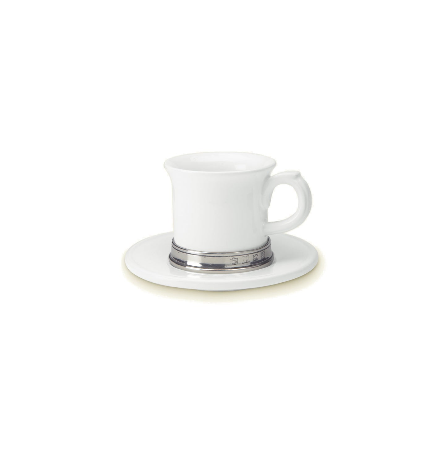 Match Pewter | Convivio Espresso Cup with Saucer