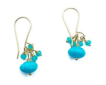 Debbie Fisher | Turquoise Cluster Earrings