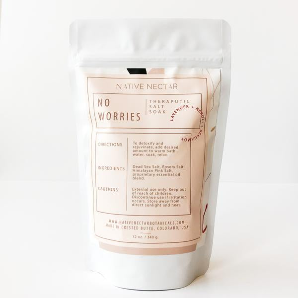 Native Nectar Botanicals | No Worries Salt Soak