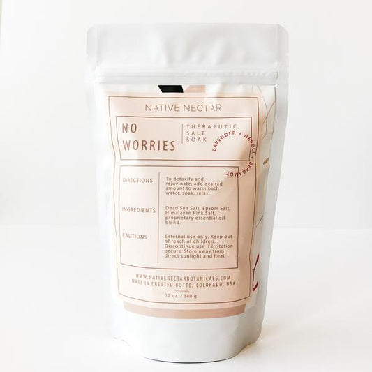 Native Nectar Botanicals | No Worries Salt Soak