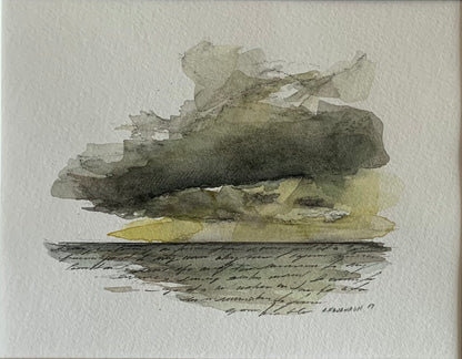 Watercolor Script Print