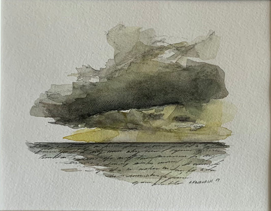 Watercolor Script Print