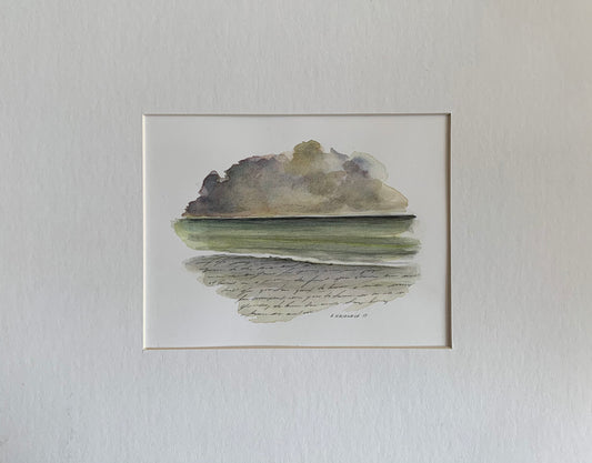 Watercolor Script II Print