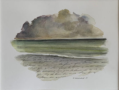 Watercolor Script II Print