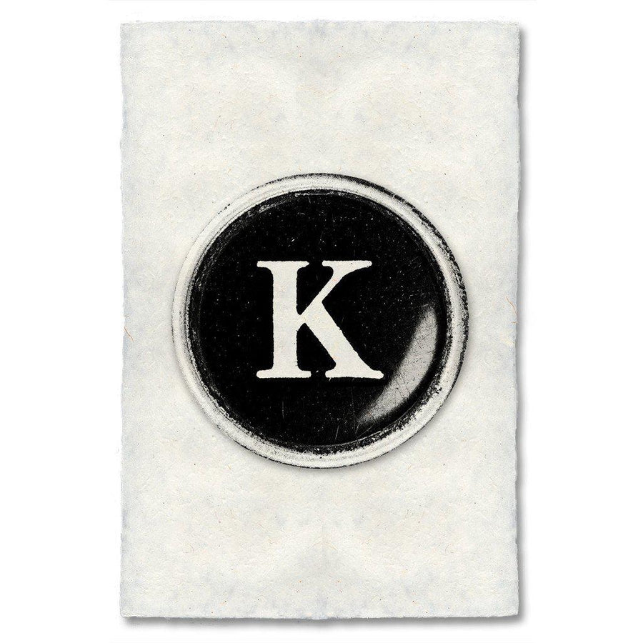 Typewriter Key - K