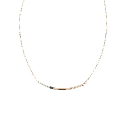 COLLEEN MAUER | Mini Tri-Toned Arc Necklace