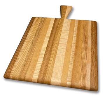 Phil Gautreau Wood Design | Oak, Maple, Ash, and Curry Maple Charcuterie Board