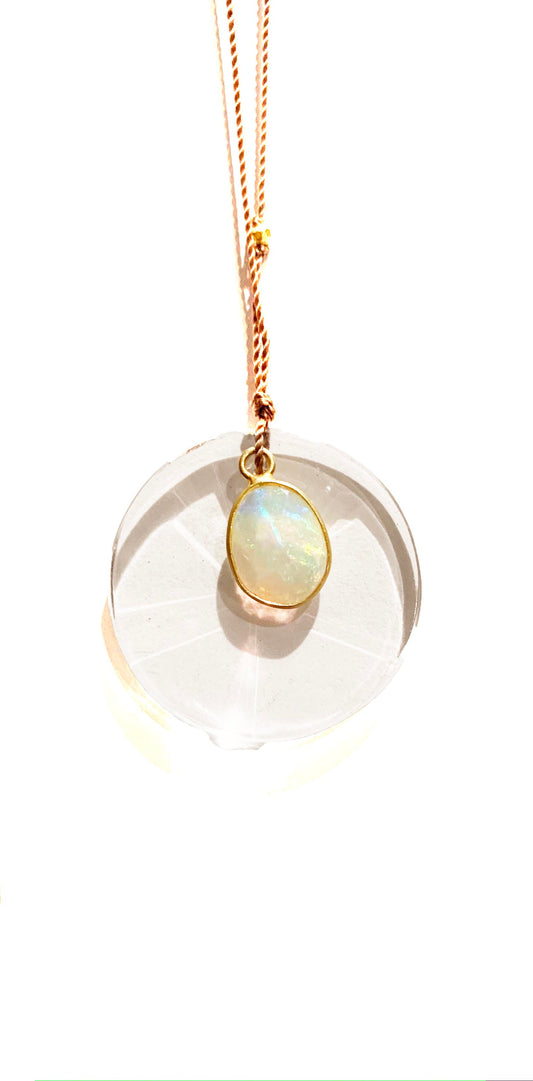 MARGARET SOLOW | Quartz and Opal Necklace