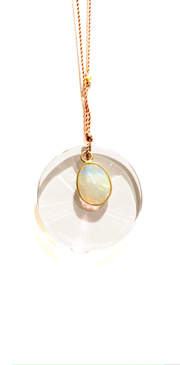Quartz + Opal Necklace