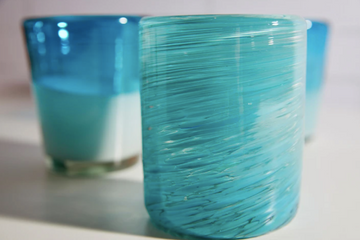 Handblown Glasses- Aqua