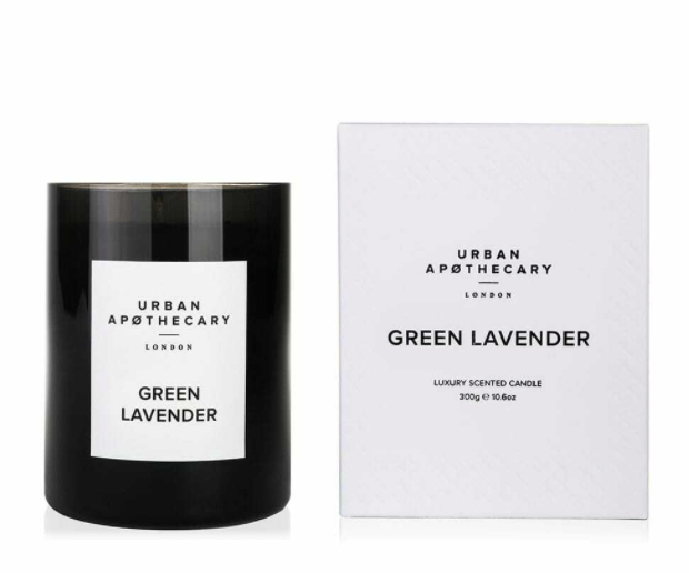 Green Lavender Candle