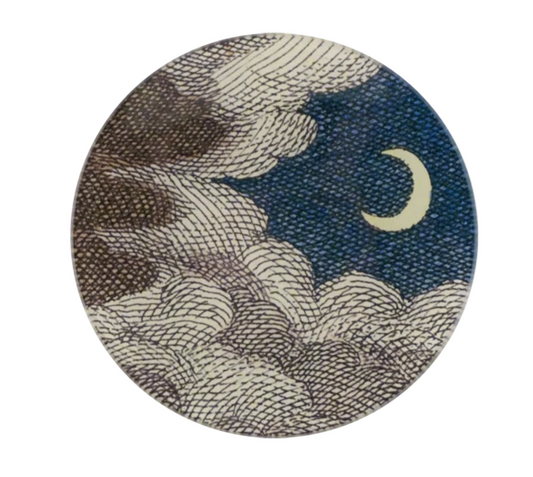 John Derian | Clouds & Crescent Moon- 5 3/4" Round Plate