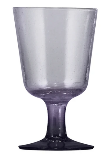 Violet Handmade Wine Glass
