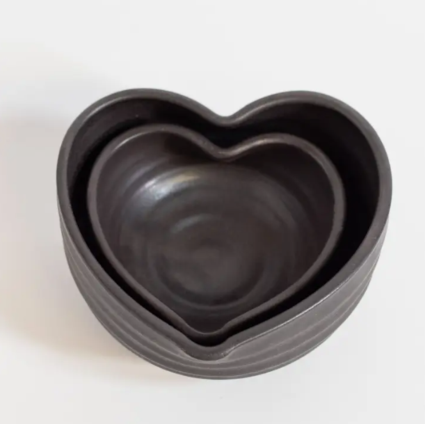 Handmade Heart Bowls