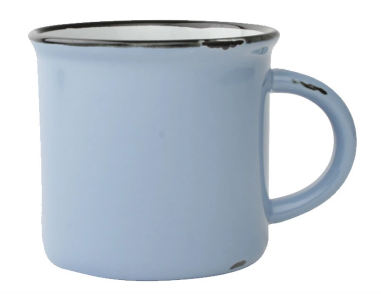 Tinware Inspired Mugs