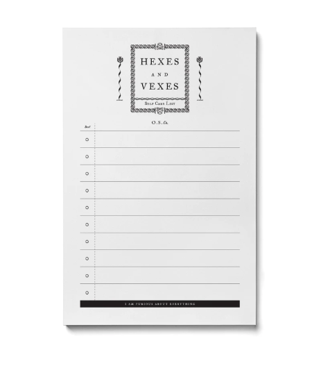 Hexes And Vexes Notepad