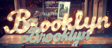 Brooklyn Sign with lights (IN STORE PURCHASE ONLY)