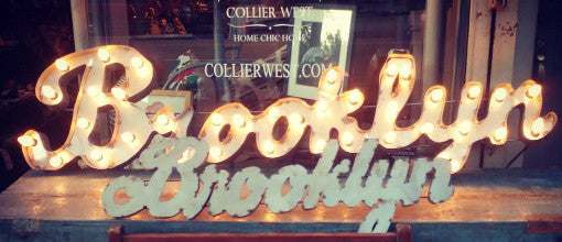 Brooklyn Sign with lights (IN STORE PURCHASE ONLY)