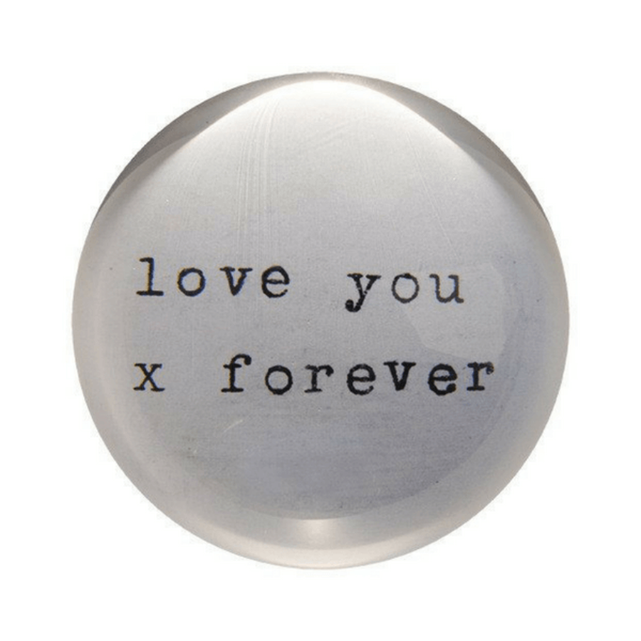 Love You X Forever Paperweight