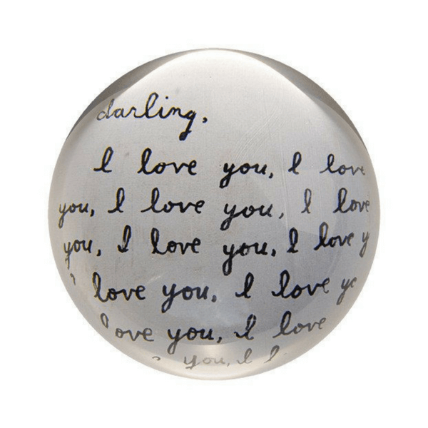 Darling, I Love You Paperweight