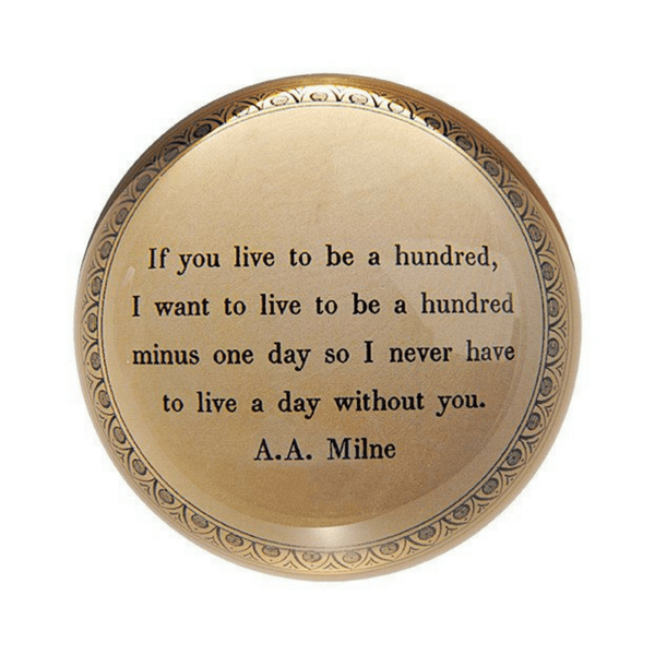 If You Live To Be A Hundred Paperweight