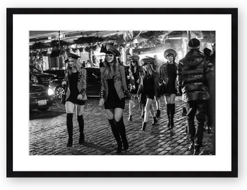 Meatpacking Majorettes 10 x 15 Matted & Framed