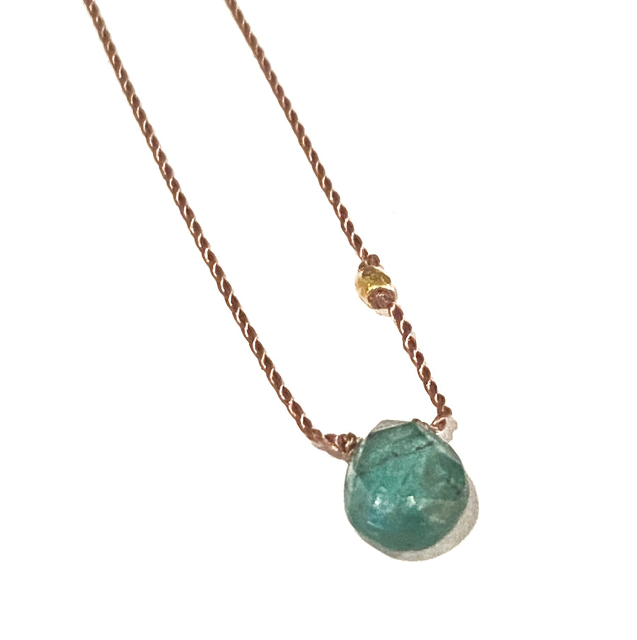 Margaret Solow | Emerald 18KT Necklace