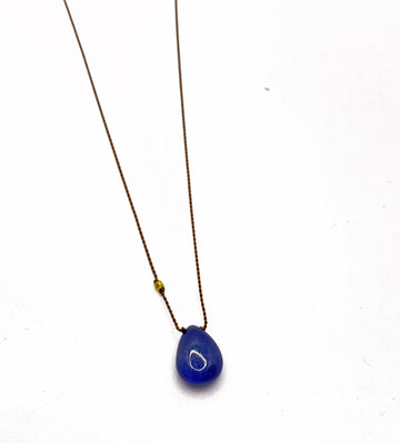 MARGARET SOLOW | SAPPHIRE 18KT GOLD NECKLACE