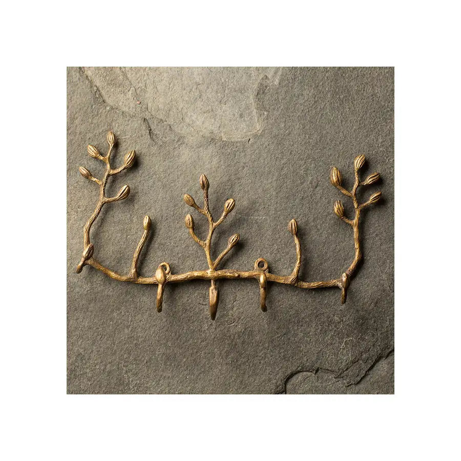 Antiqued Brass Key Holder