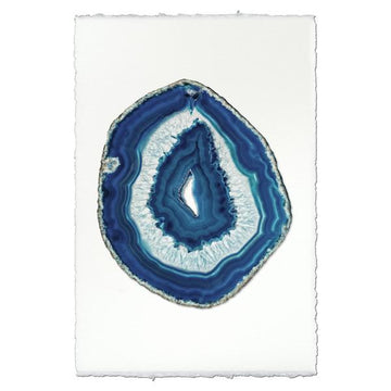 Agate Blue Print