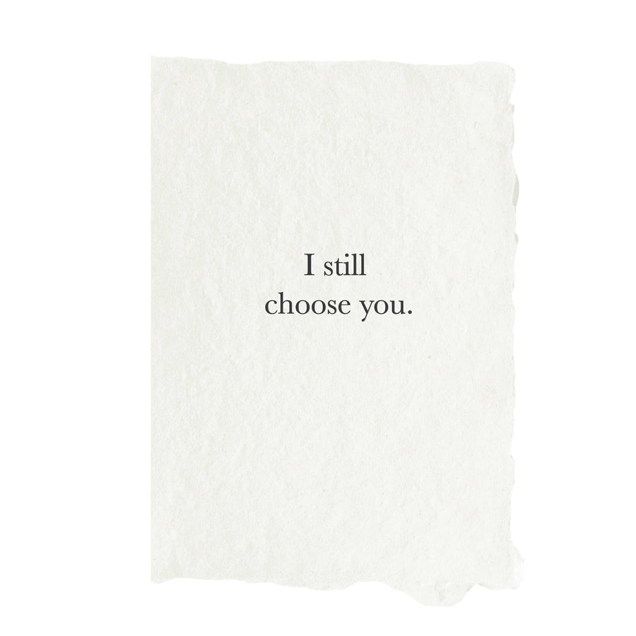 I still choose you card