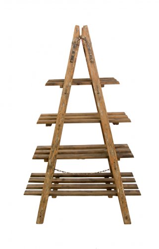 A-Frame Shelf Ladder Display