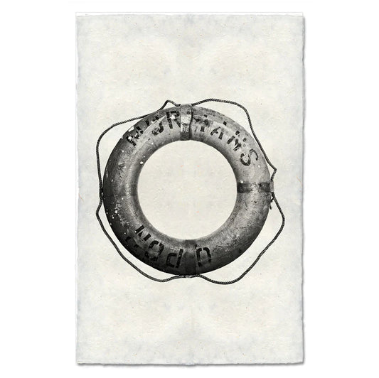 Life Ring #1, B&W