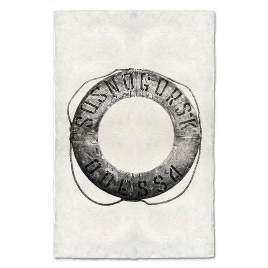 Life Ring #2, B&W