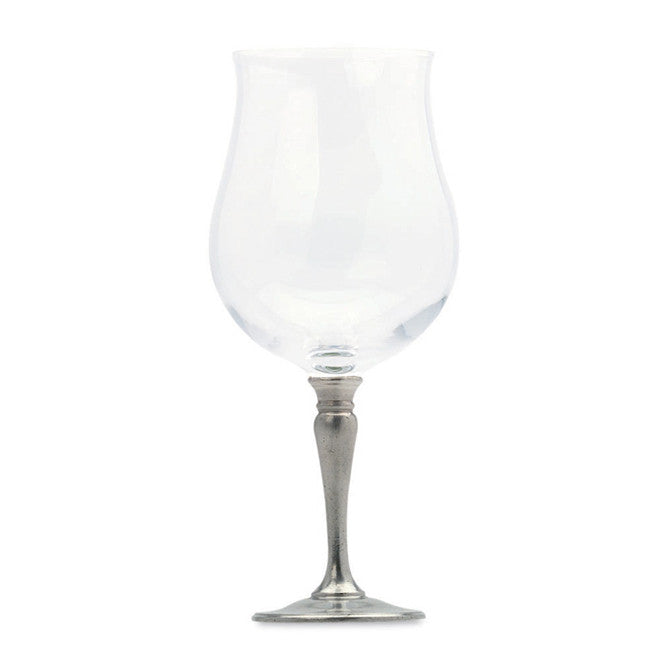 Match Pewter | Crystal Tulip Red Wine Glass