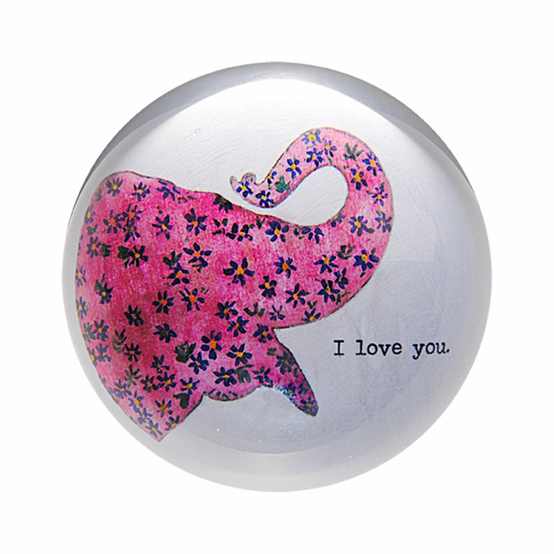 Pink Elephant Paper Weight