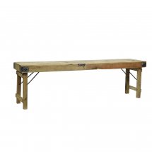 Bleached Wedding Table Bench