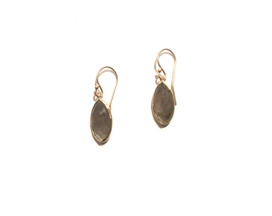 MARGARET SOLOW | Labradorite 14k Earrings