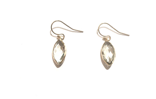 MARGARET SOLOW | Prasiolite 14k Earrings